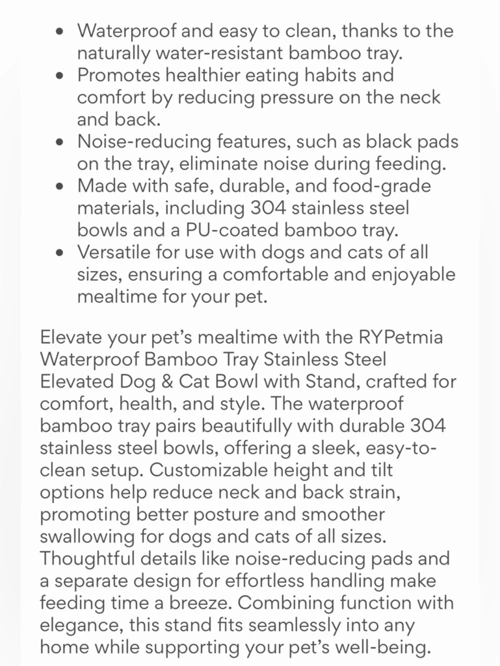 Adjustable Pet Bowl Stand
